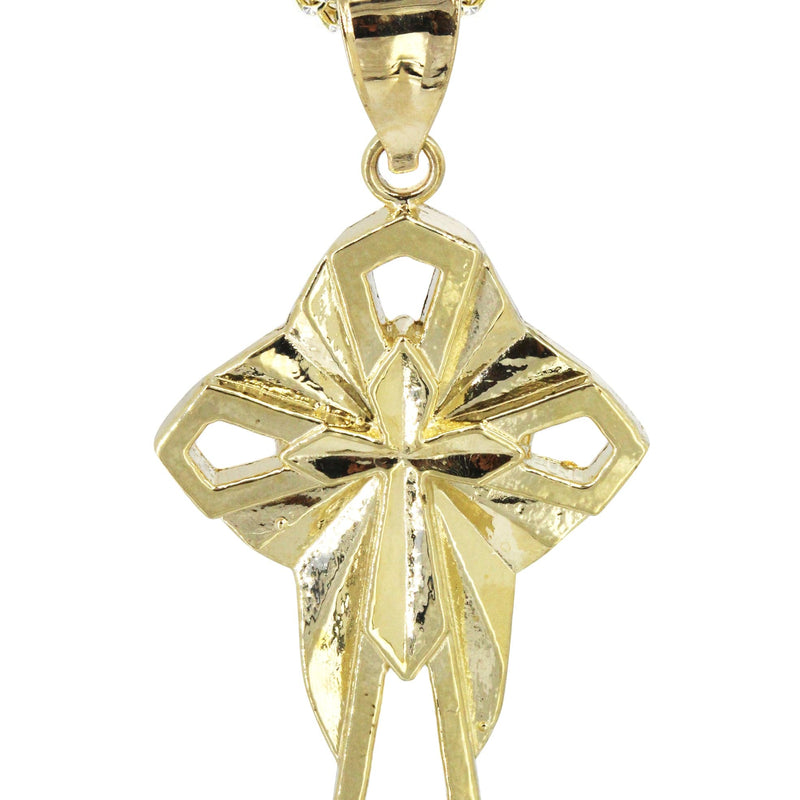 10K Yellow Gold Cross  Necklace | Appx. 10.9 Grams