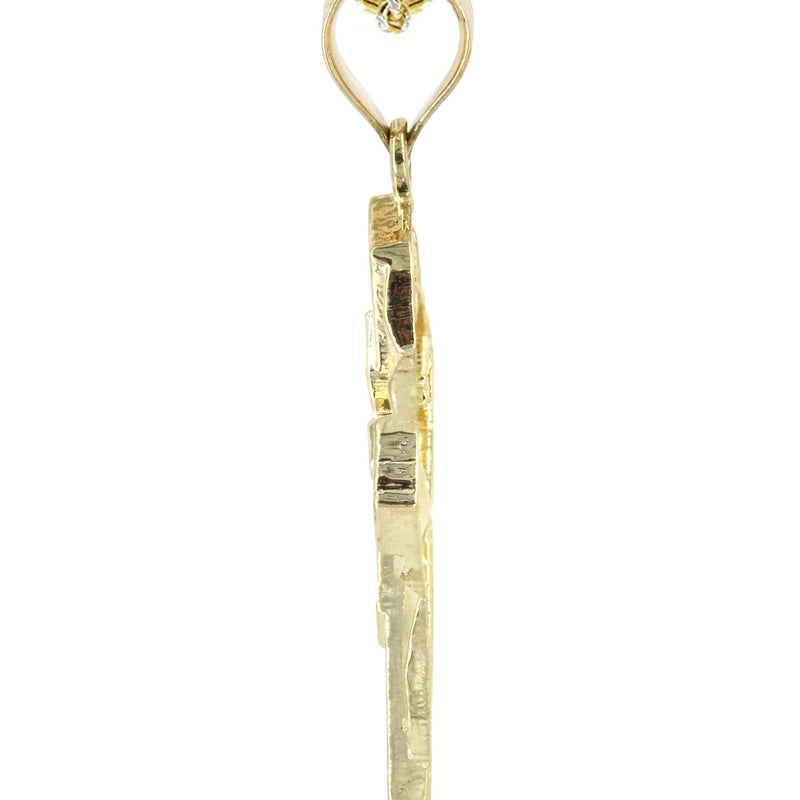 10K Yellow Gold Cross  Necklace | Appx. 10.9 Grams