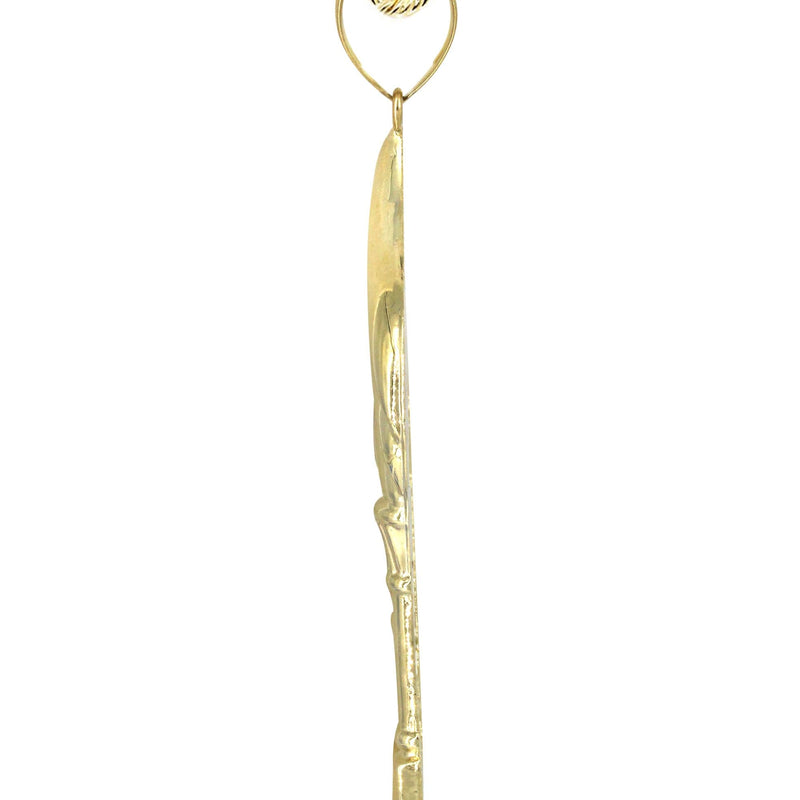 10K Yellow Gold Saint Lazaro Necklace | Appx. 19 Grams