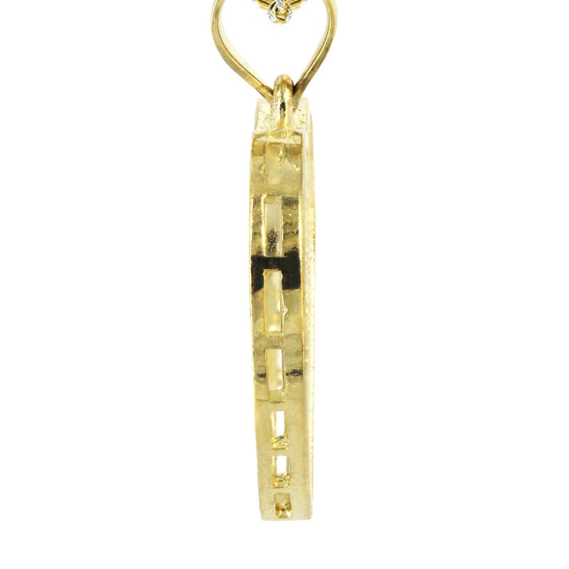 10K Yellow Gold Heart Necklace | Appx. 14.2 Grams