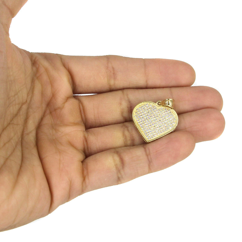 10K Yellow Gold Heart Necklace | Appx. 14.2 Grams