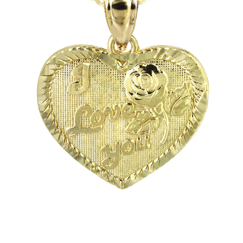 10K Yellow Gold Heart Necklace | Appx. 12.9 Grams