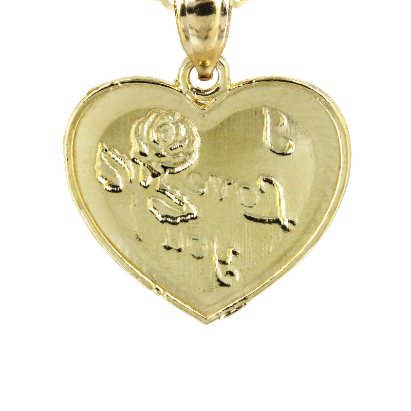 10K Yellow Gold Heart Necklace | Appx. 12.9 Grams