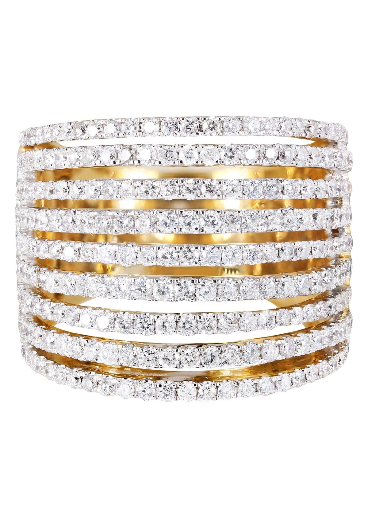 14K Ladies Diamond Cocktail Ring | 2.18 Carats | 13.92 Grams