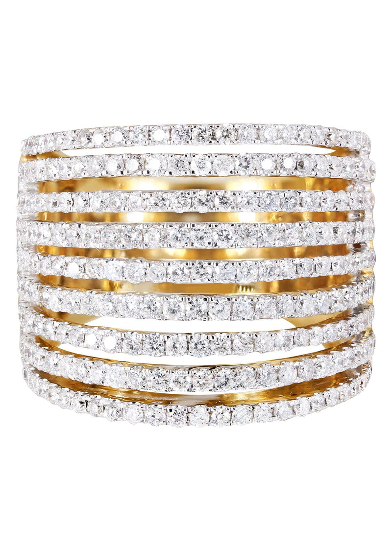 14K Ladies Diamond Cocktail Ring | 2.18 Carats | 13.92 Grams
