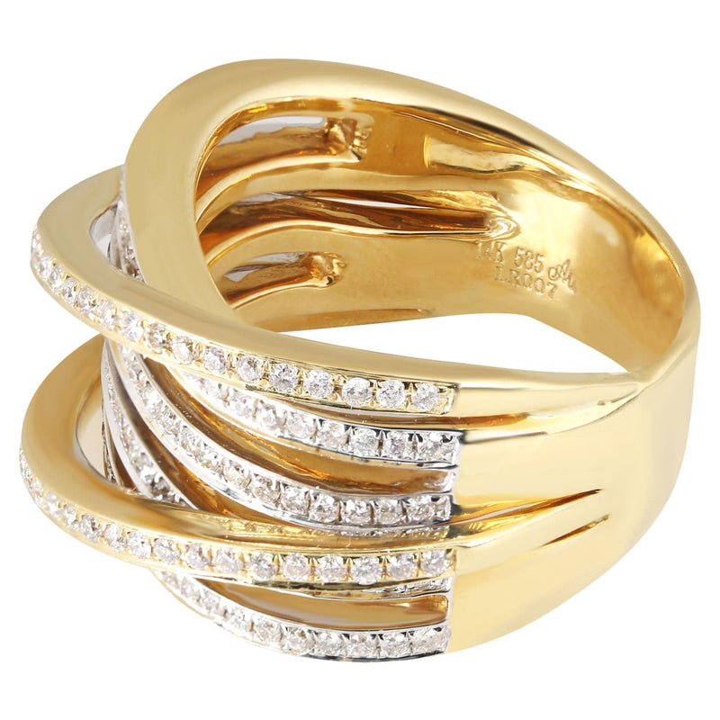 14K Ladies Diamond Cocktail Ring | 1.3 Carats | 13.13 Grams