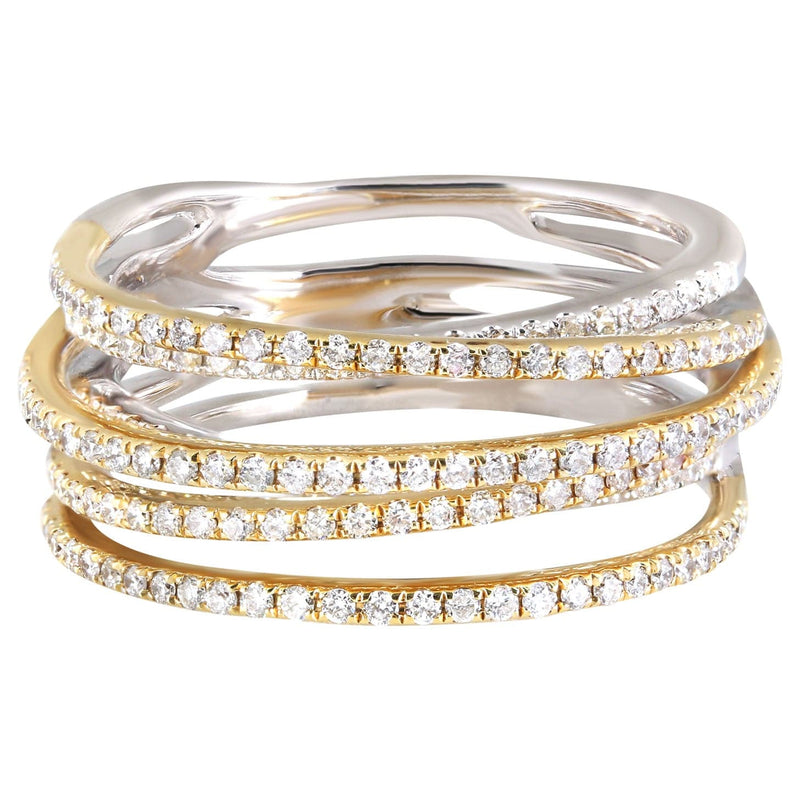 14K Ladies Diamond Cocktail Ring | 0.81 Carats | 7.92 Grams