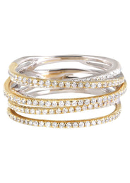 14K Ladies Diamond Cocktail Ring | 0.81 Carats | 7.92 Grams