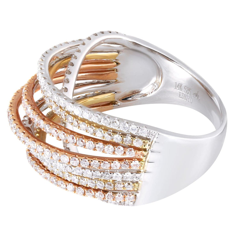14K Ladies Diamond Cocktail Ring | 1.35 Carats | 6.2 Grams
