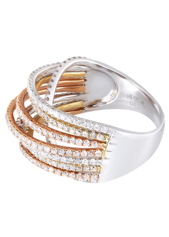 14K Ladies Diamond Cocktail Ring | 1.35 Carats | 6.2 Grams
