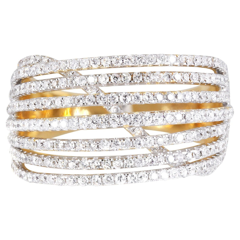 14K Ladies Diamond Cocktail Ring | 1.35 Carats | 6.2 Grams