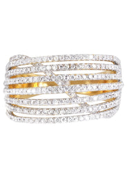 14K Ladies Diamond Cocktail Ring | 1.35 Carats | 6.2 Grams