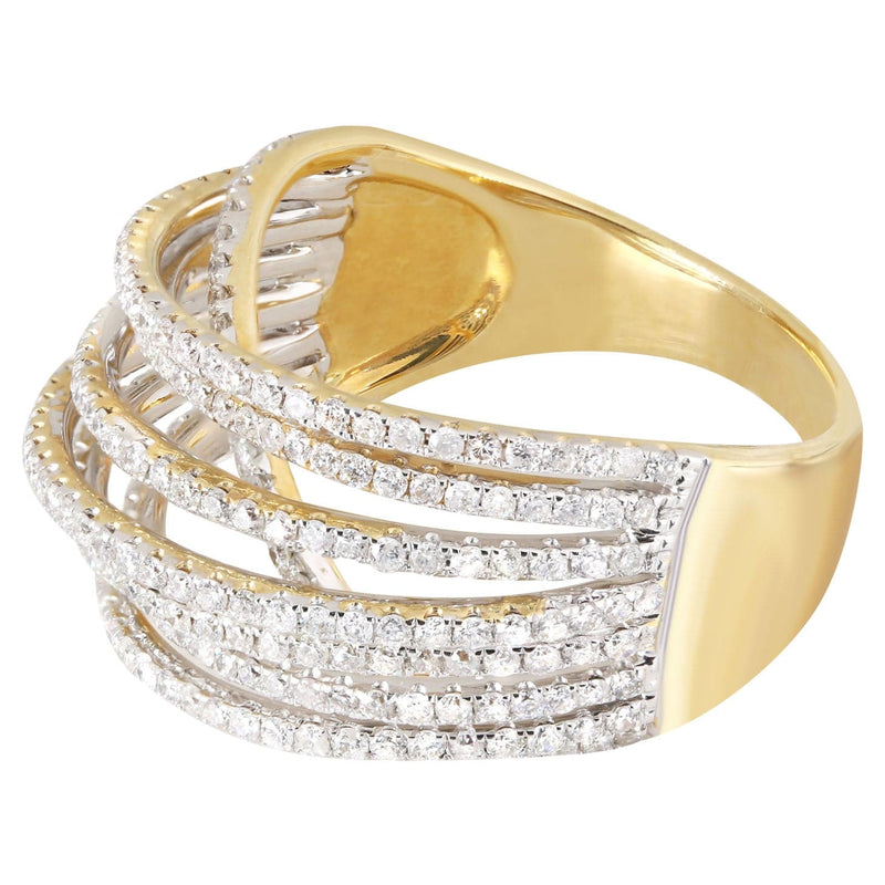 14K Ladies Diamond Cocktail Ring | 1.35 Carats | 6.2 Grams