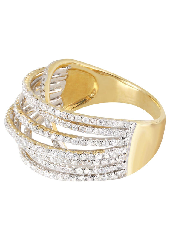 14K Ladies Diamond Cocktail Ring | 1.35 Carats | 6.2 Grams