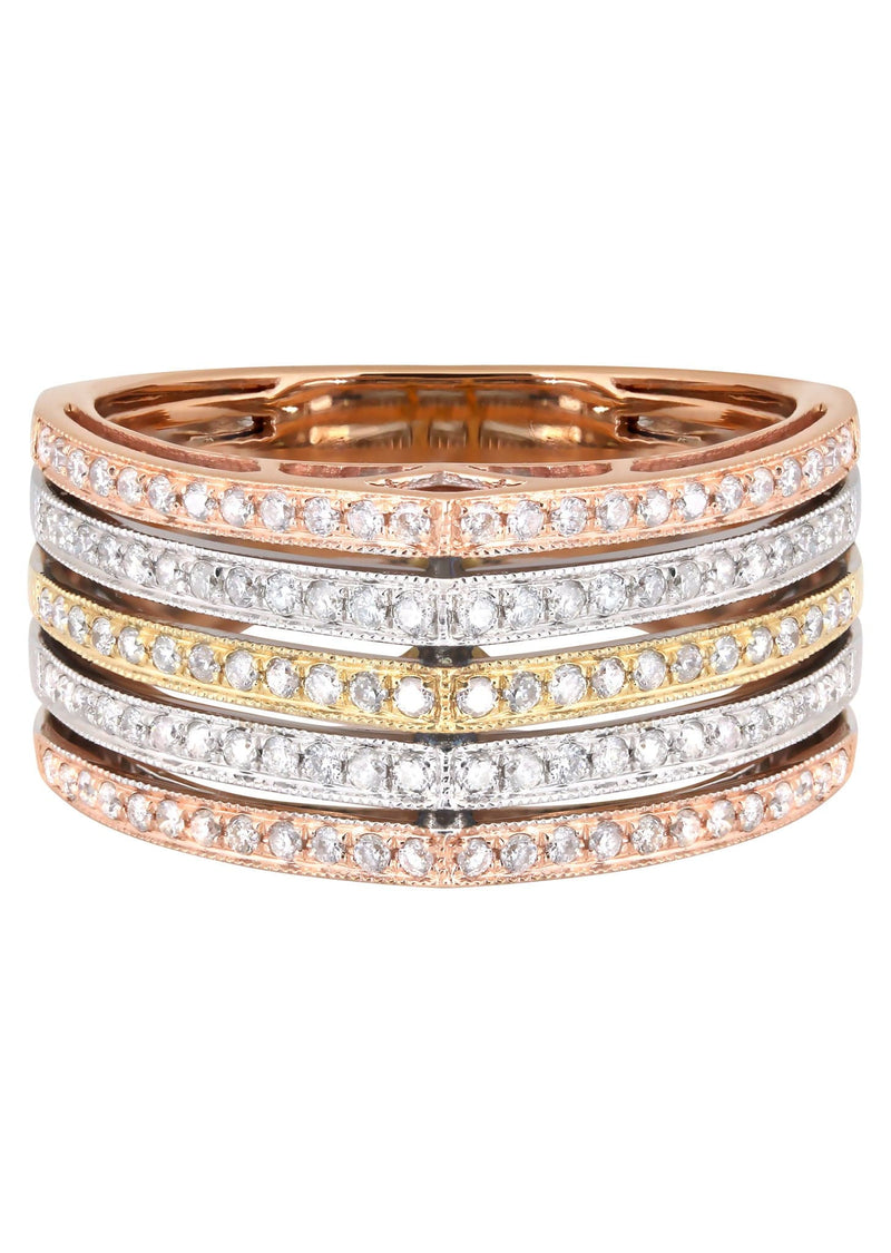 14K Ladies Diamond Cocktail Ring | 0.58  Carats | 6.3 Grams