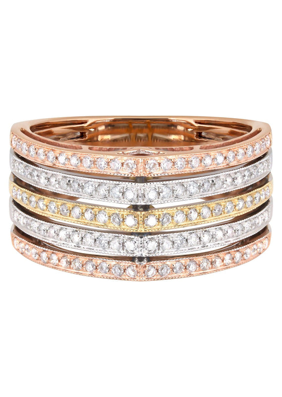 14K Ladies Diamond Cocktail Ring | 0.58  Carats | 6.3 Grams