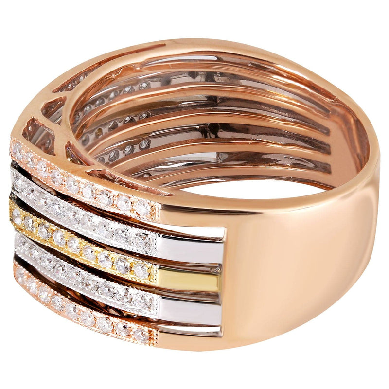 14K Ladies Diamond Cocktail Ring | 0.58  Carats | 6.3 Grams