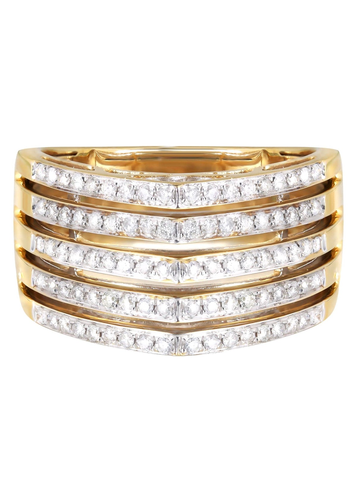 14K Ladies Diamond Cocktail Ring | 0.59 Carats | 6.15 Grams