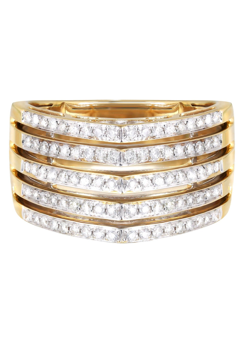 14K Ladies Diamond Cocktail Ring | 0.59 Carats | 6.15 Grams