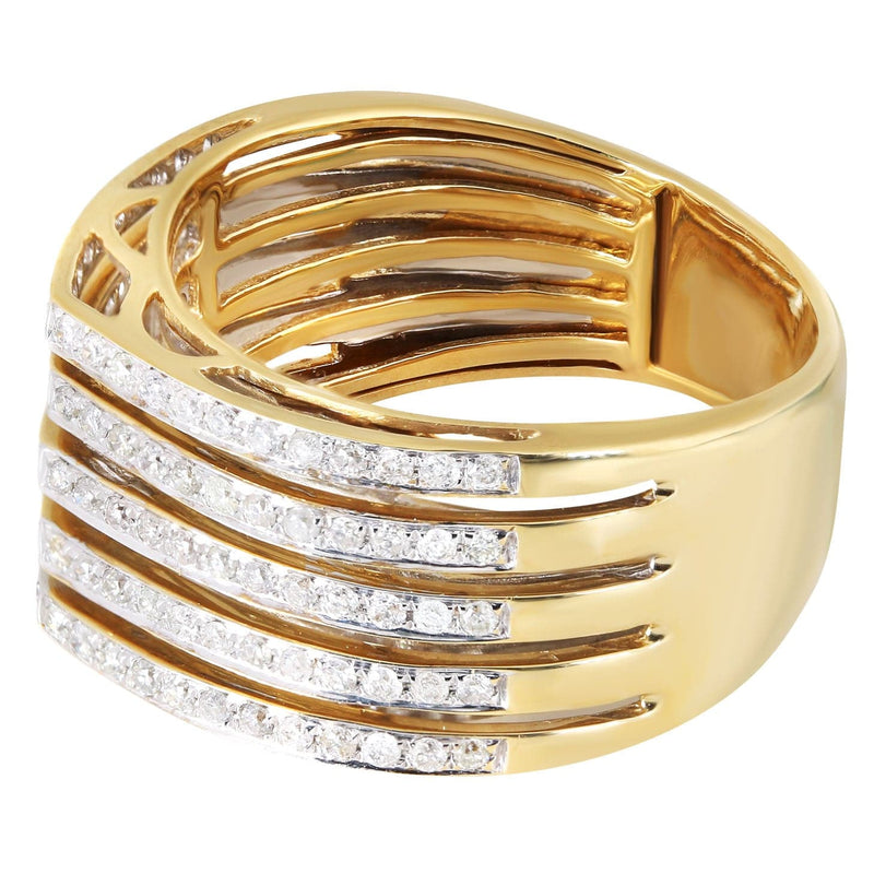 14K Ladies Diamond Cocktail Ring | 0.59 Carats | 6.15 Grams