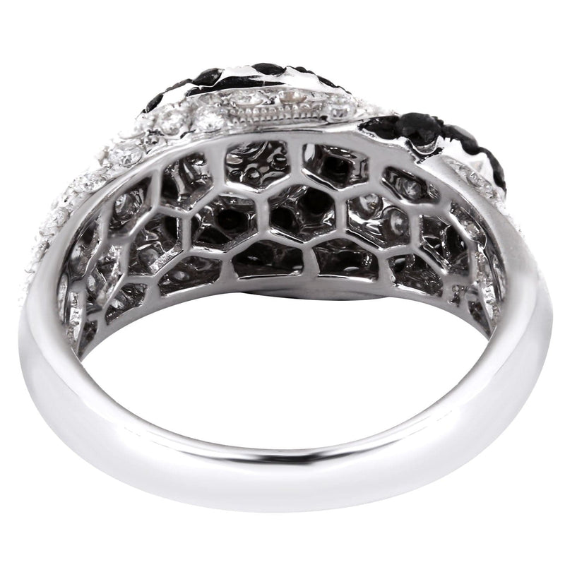 14K Ladies Black Diamond Cocktail Ring | 2.06 Carats | 5.83 Grams