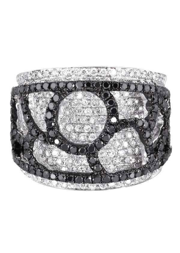 14K Ladies Black Diamond Cocktail Ring | 2.35 Carats | 12.46 Grams
