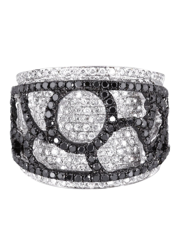 14K Ladies Black Diamond Cocktail Ring | 2.35 Carats | 12.46 Grams