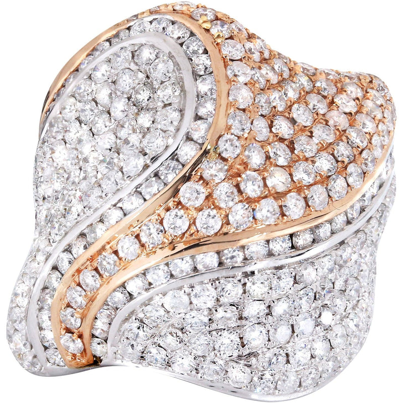 14K Ladies Diamond Cocktail Ring | 4.46 Carats | 13.46 Grams