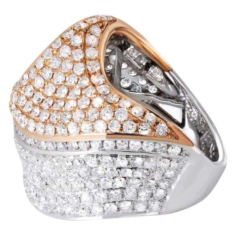 14K Ladies Diamond Cocktail Ring | 4.46 Carats | 13.46 Grams
