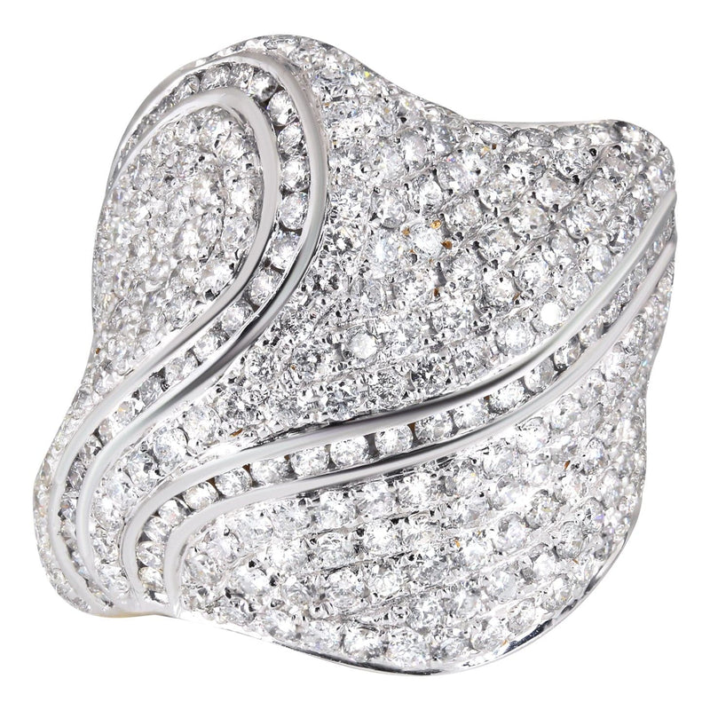 14K Ladies Diamond Cocktail Ring | 4.19 Carats | 14.09 Grams