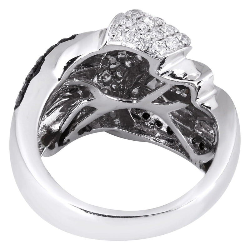 14K Ladies Black Diamond Cocktail Ring | 2.13 Carats | 12.33 Grams