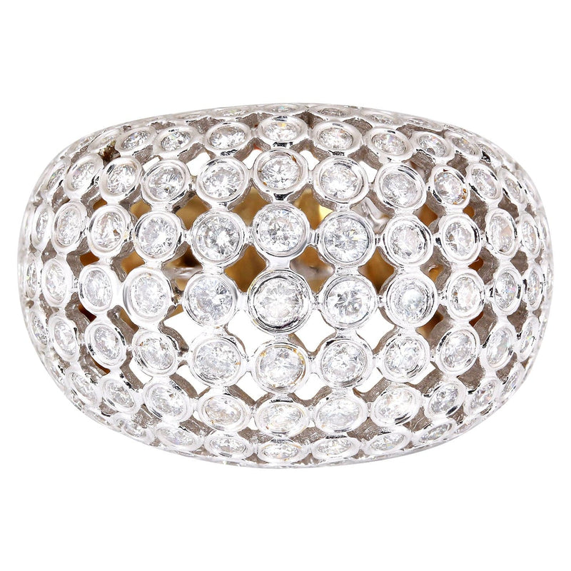14K Ladies Diamond Cocktail Ring | 3.07 Carats | 13.14 Grams