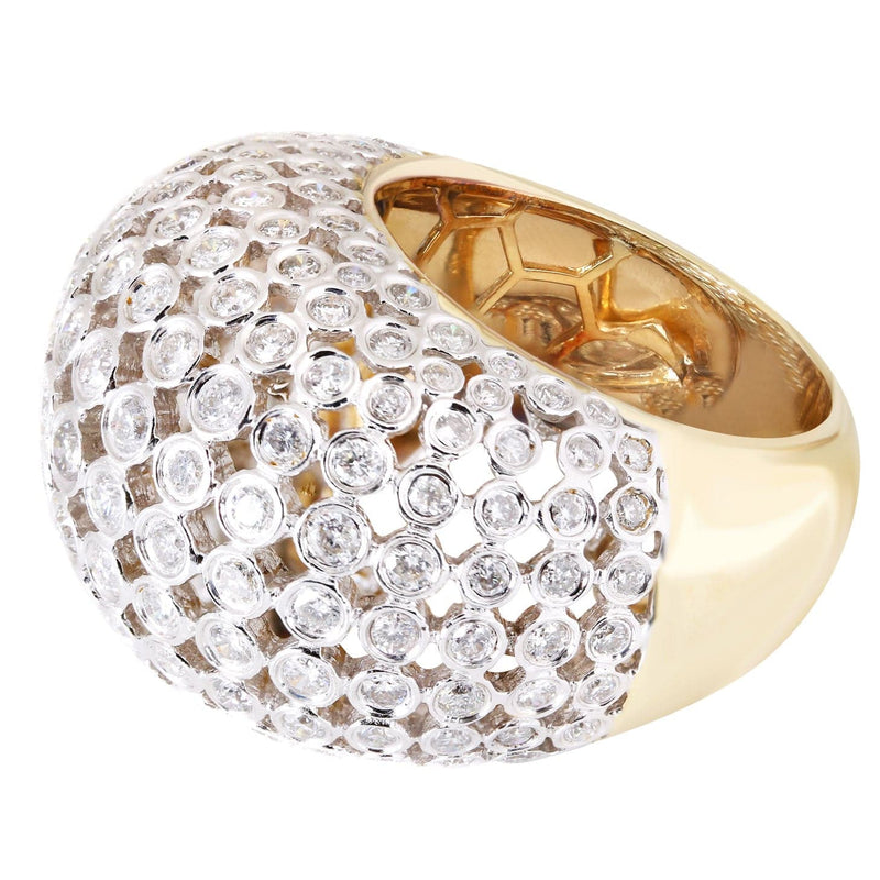 14K Ladies Diamond Cocktail Ring | 3.07 Carats | 13.14 Grams