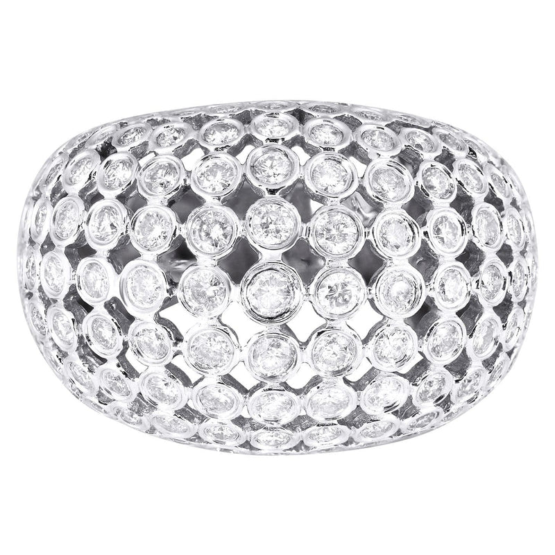 14K Ladies Diamond Cocktail Ring | 3.10 Carats | 13.43 Grams
