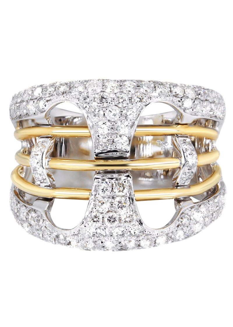 14K Ladies Diamond Cocktail Ring | 1.87 Carats | 9.25 Grams