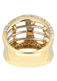 14K Ladies Diamond Cocktail Ring | 1.85 Carats | 9 Grams