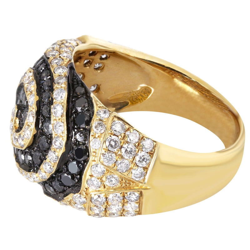 14K Ladies Black Diamond Cocktail Ring | 1.94 Carats | 7.18 Grams