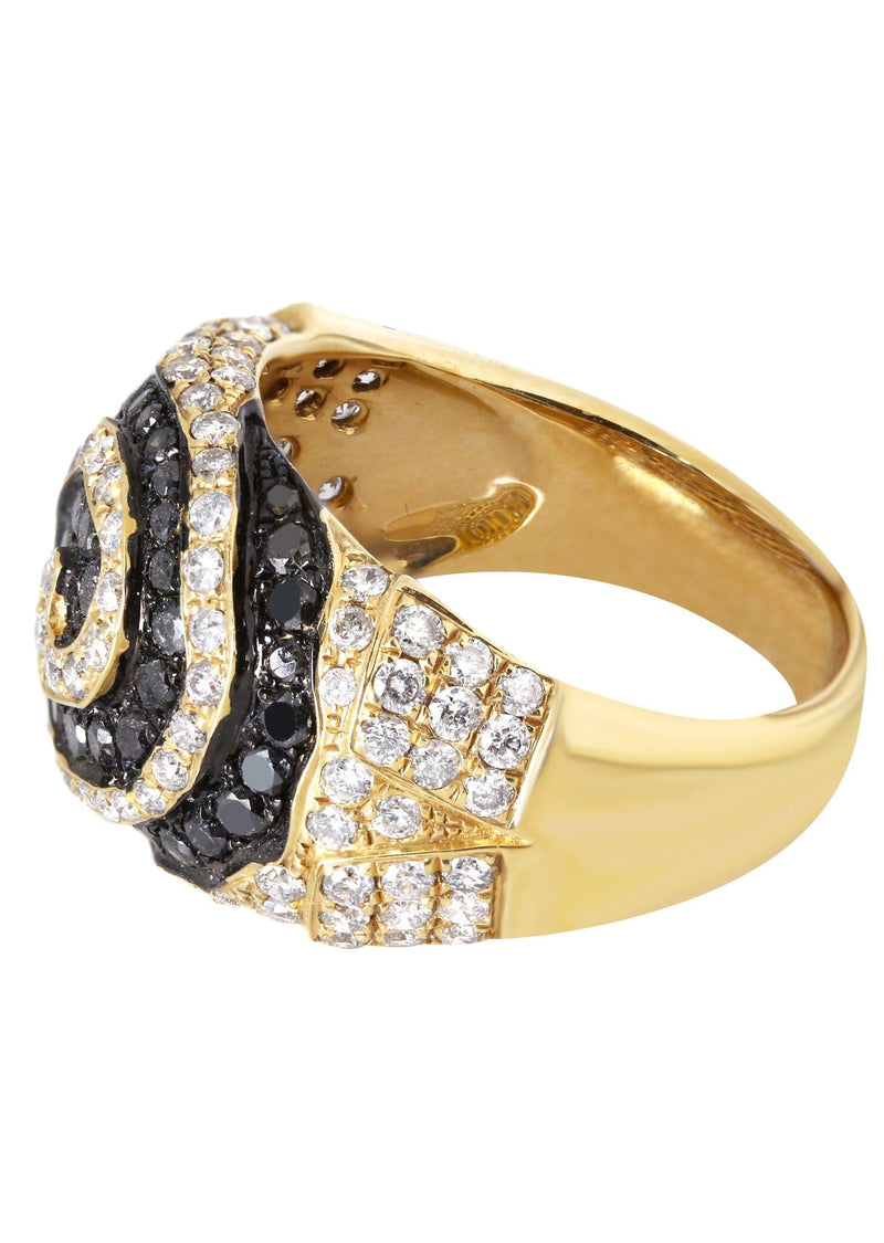 14K Ladies Black Diamond Cocktail Ring | 1.94 Carats | 7.18 Grams