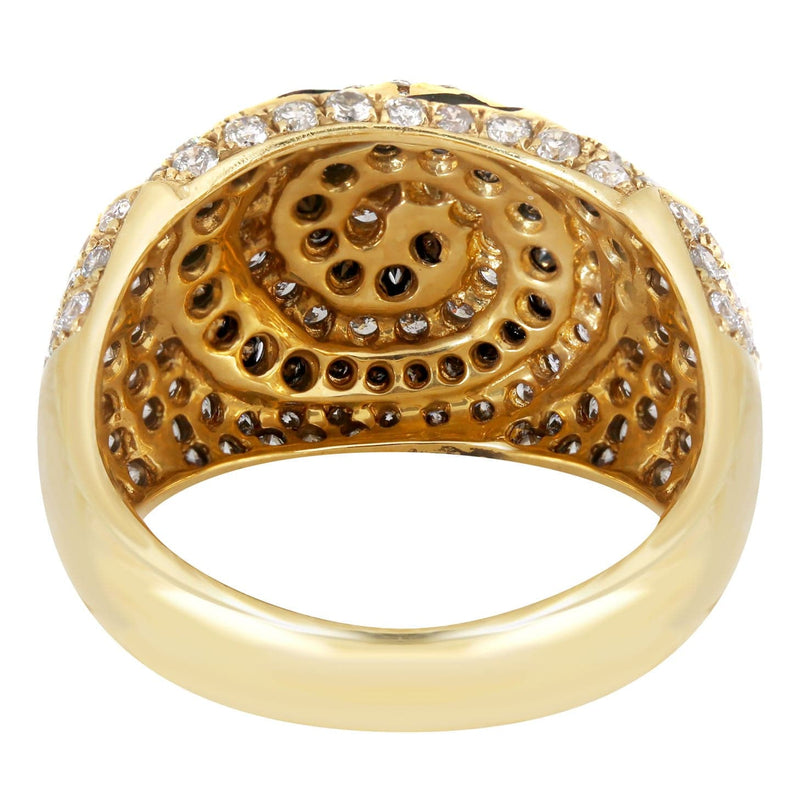 14K Ladies Black Diamond Cocktail Ring | 1.94 Carats | 7.18 Grams