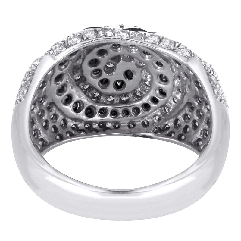 14K Ladies Black Diamond Cocktail Ring | 1.97 Carats | 7.01 Grams