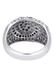 14K Ladies Black Diamond Cocktail Ring | 1.97 Carats | 7.01 Grams