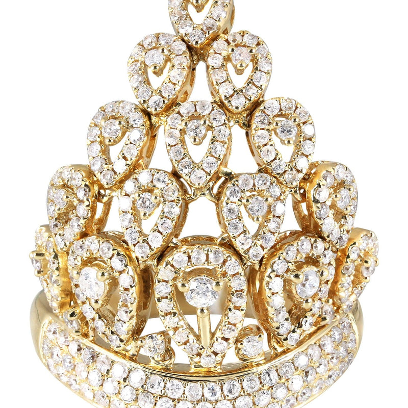14K Ladies Diamond Cocktail Ring | 1.47 Carats | 8.77 Grams