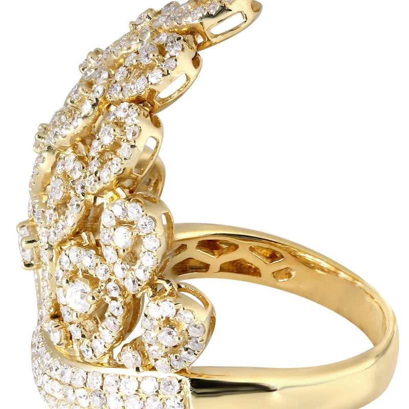 14K Ladies Diamond Cocktail Ring | 1.47 Carats | 8.77 Grams