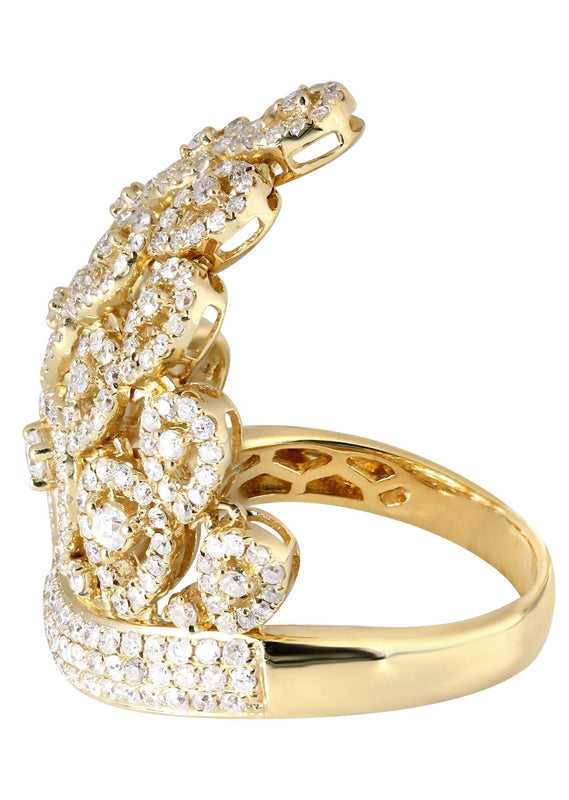 14K Ladies Diamond Cocktail Ring | 1.47 Carats | 8.77 Grams