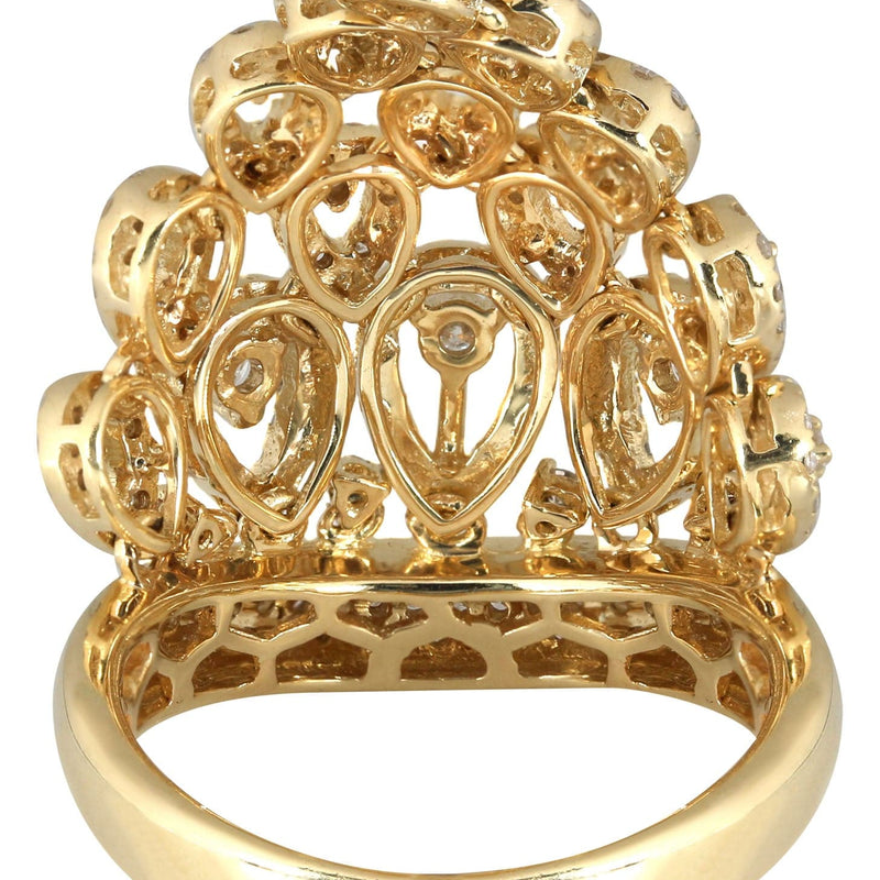 14K Ladies Diamond Cocktail Ring | 1.47 Carats | 8.77 Grams