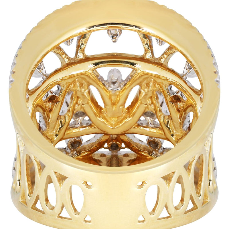 14K Ladies Diamond Cocktail Ring | 1.39 Carats | 9.56 Grams