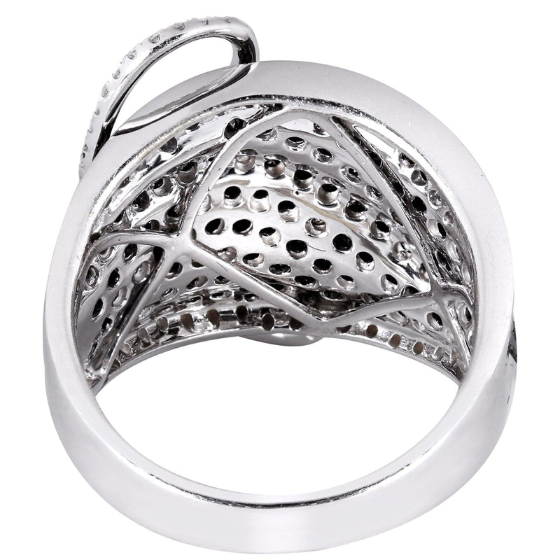 14K Ladies Black Diamond Cocktail Ring | 2.52 Carats | 9.66 Grams