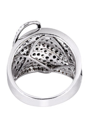 14K Ladies Black Diamond Cocktail Ring | 2.52 Carats | 9.66 Grams