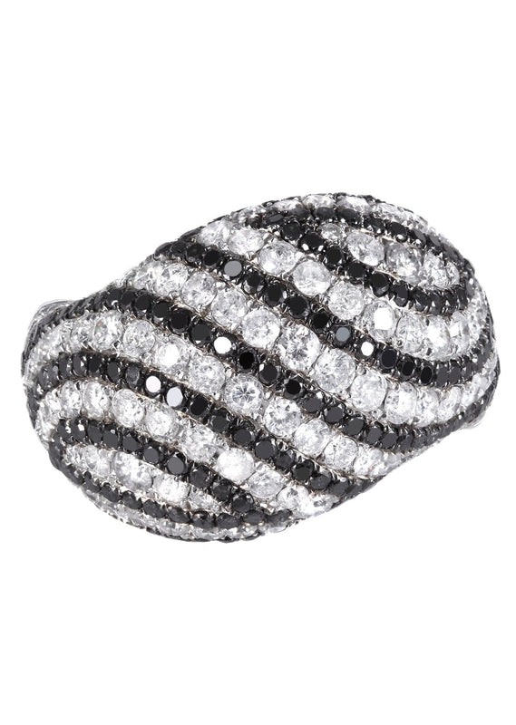 14K Ladies Black Diamond Cocktail Ring | 4.84 Carats | 9.11 Grams