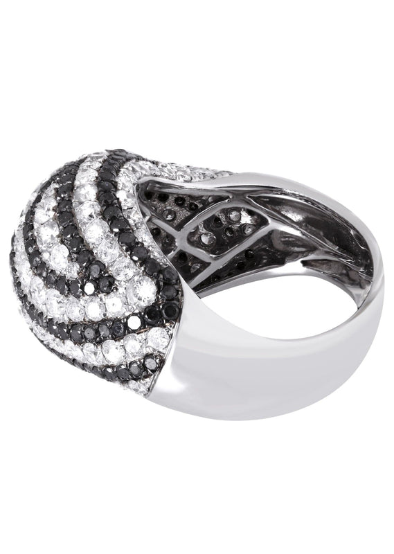 14K Ladies Black Diamond Cocktail Ring | 4.84 Carats | 9.11 Grams